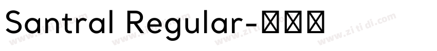 Santral Regular字体转换